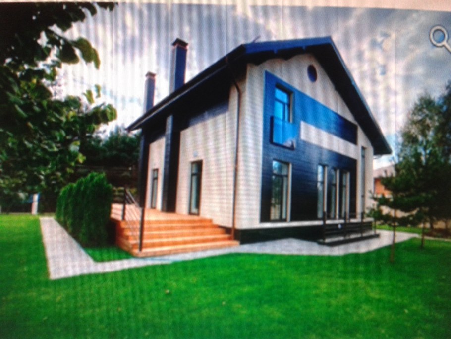 Двухэтажный дом из блоков