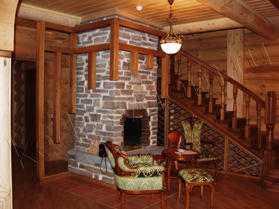 Мансарда экостиль вагонка