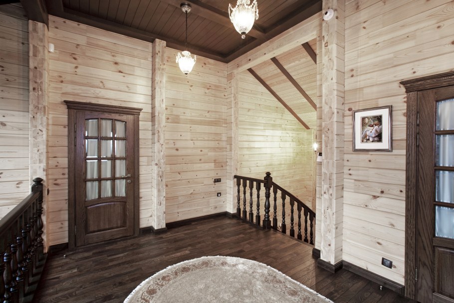 Евровагонка стиль Прованс гостиная