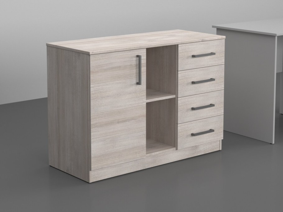 Тумбы с раздвижными дверцами напольные