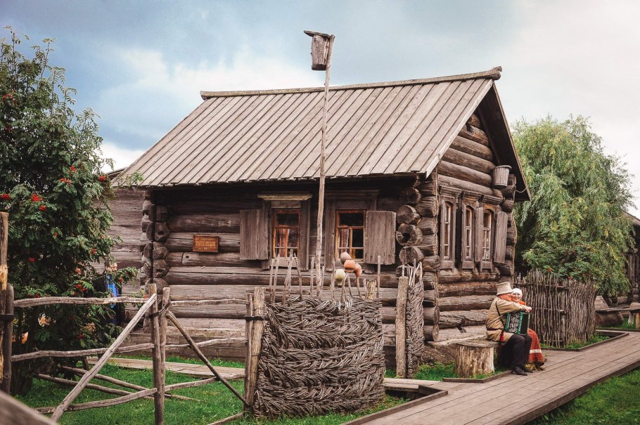 Курная изба Кижи