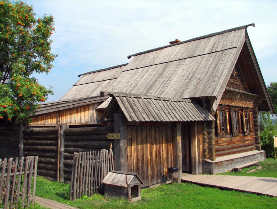 Крестьянская изба 17 века