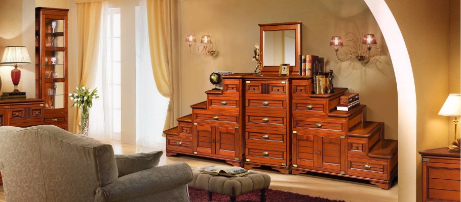 Комод классический в эмали