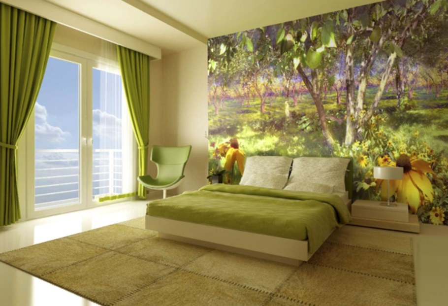 Красивые фотообои в интерьере