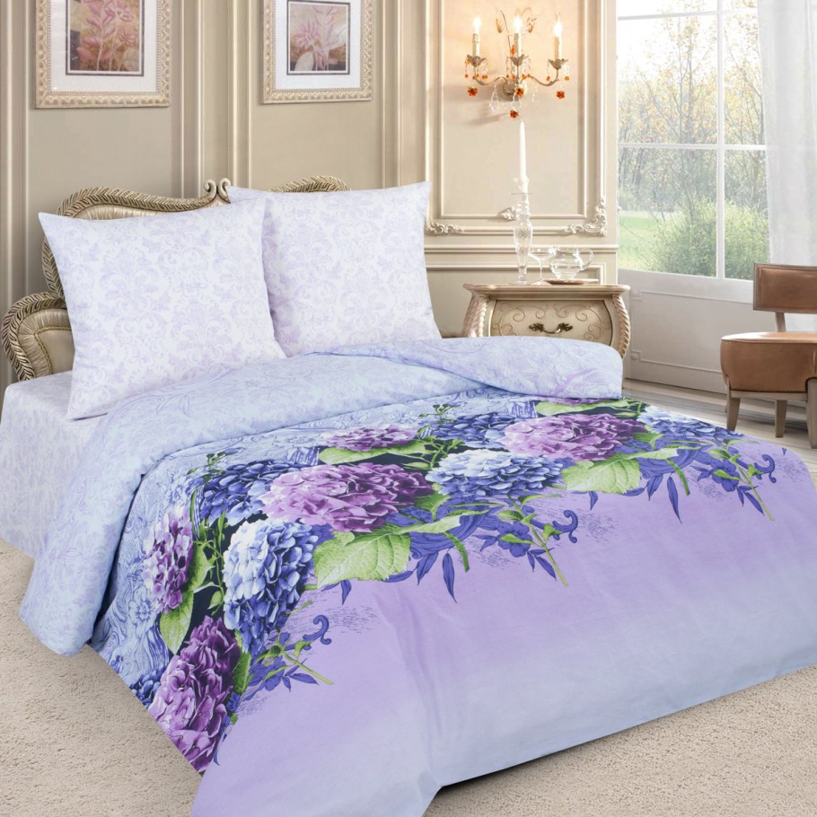 Постельное белье 2-спальное letto pl65 70х70 см, перкаль