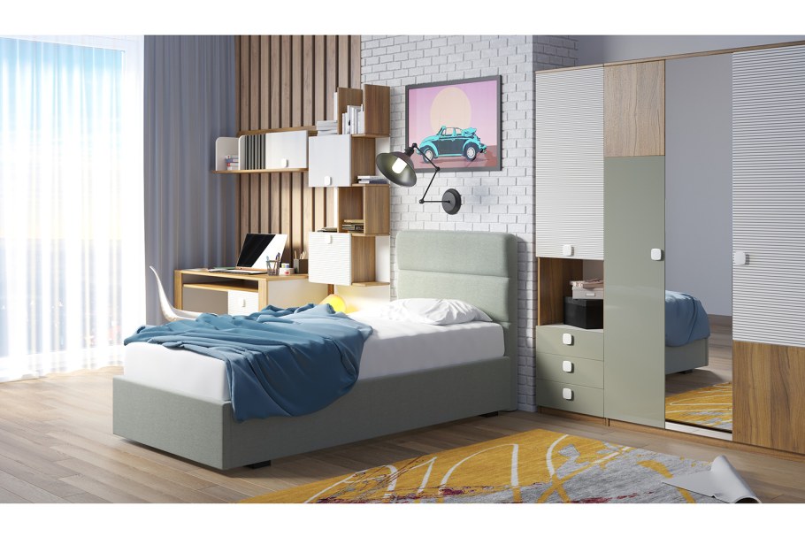 Кровать Милтон с подъемным механизмом