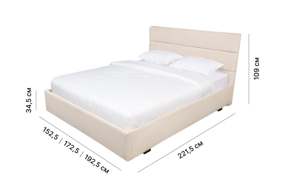 Кровать Милтон с подъемным механизмом