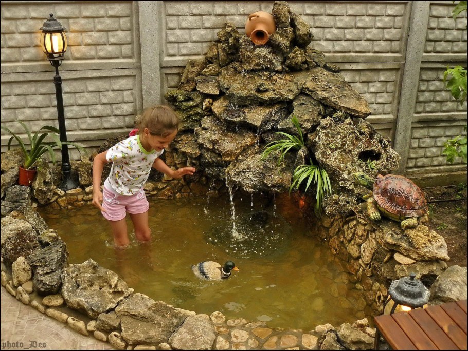 Фонтанчик на даче своими руками