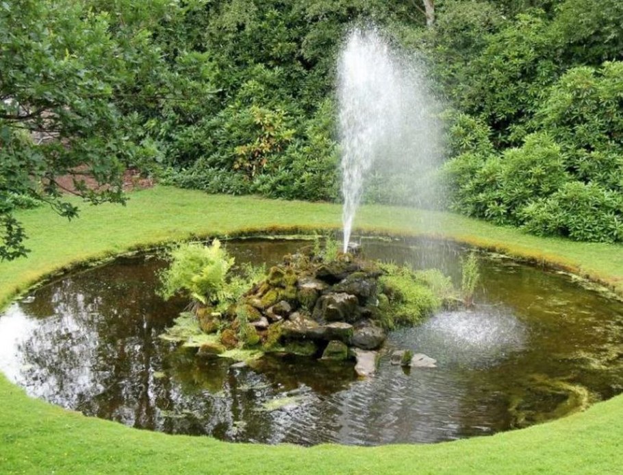 Прудик с фонтаном