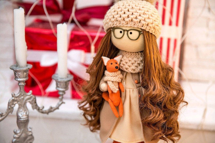 Тряпичная интерьерная кукла