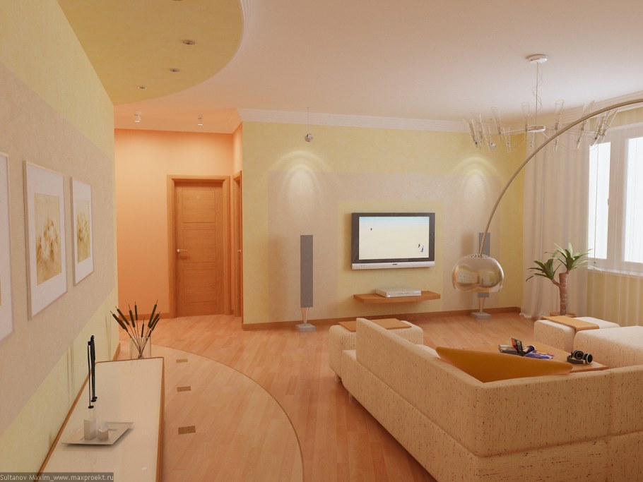 Евроремонт гостиная