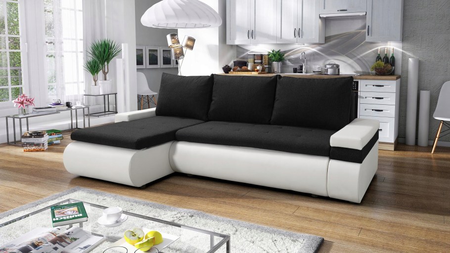 Диван угловой Манхэттен Textile Grey