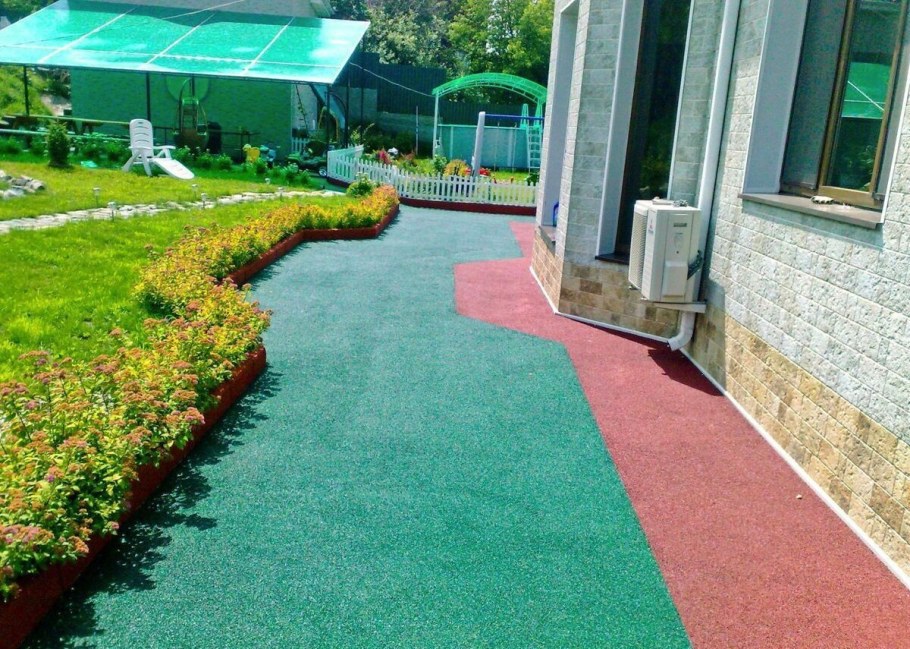 Асфальт на даче