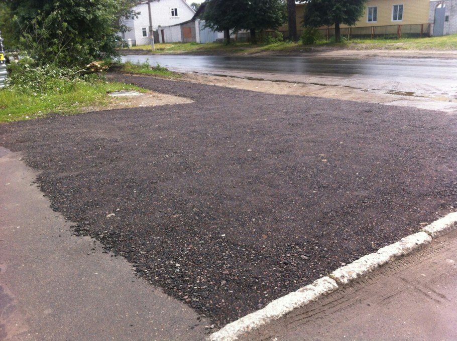 Новая дорога в Осенцах