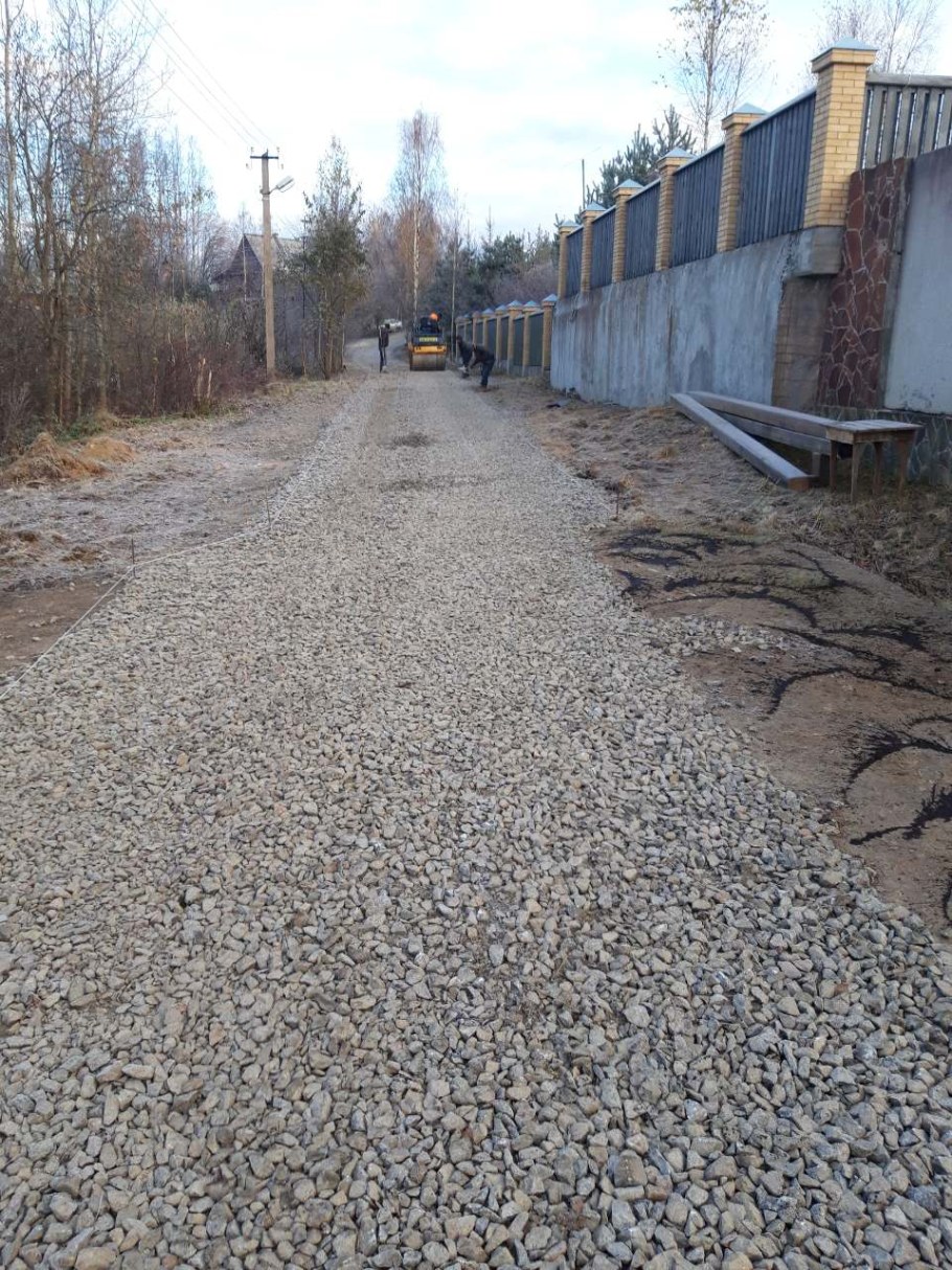 Парковка из асфальтной крошки