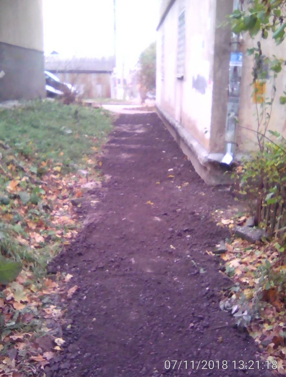 Асфальтная крошка для дорожек на даче