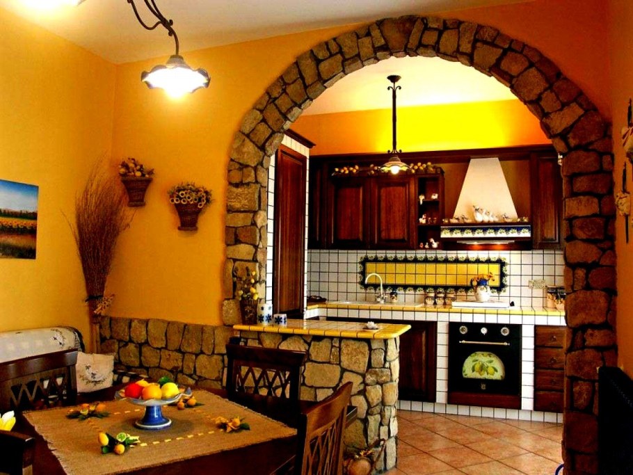 Декоративная отделка арки