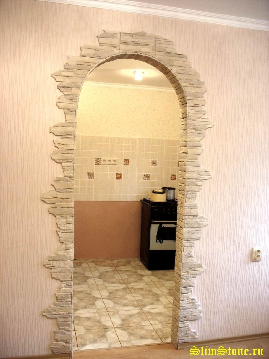 Декоративная отделка арки