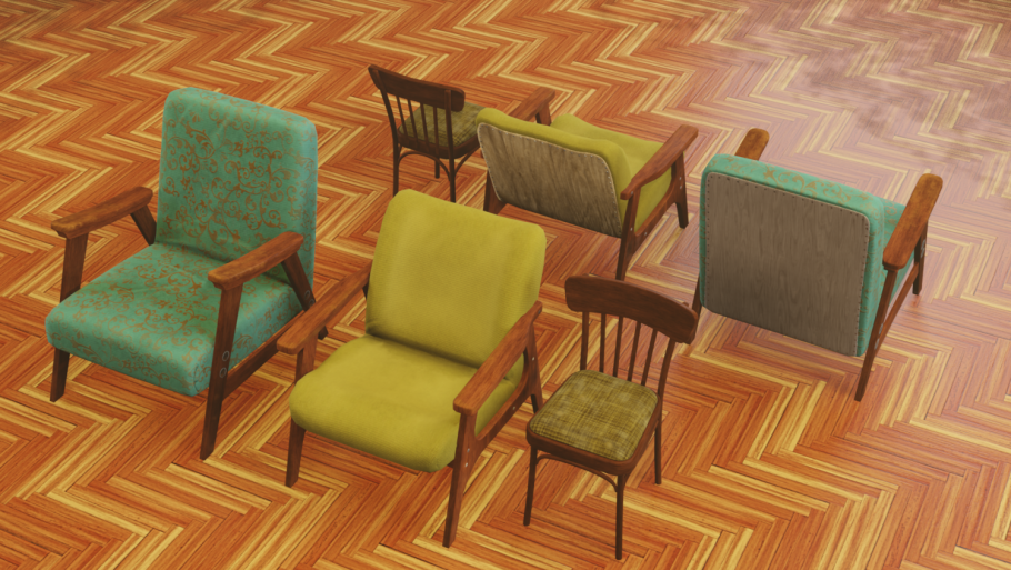 Советская стенка в современном интерьере