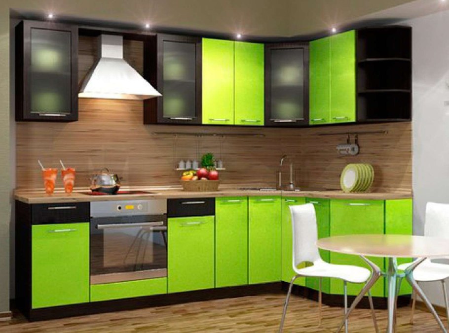 Кухня олива олива / венге