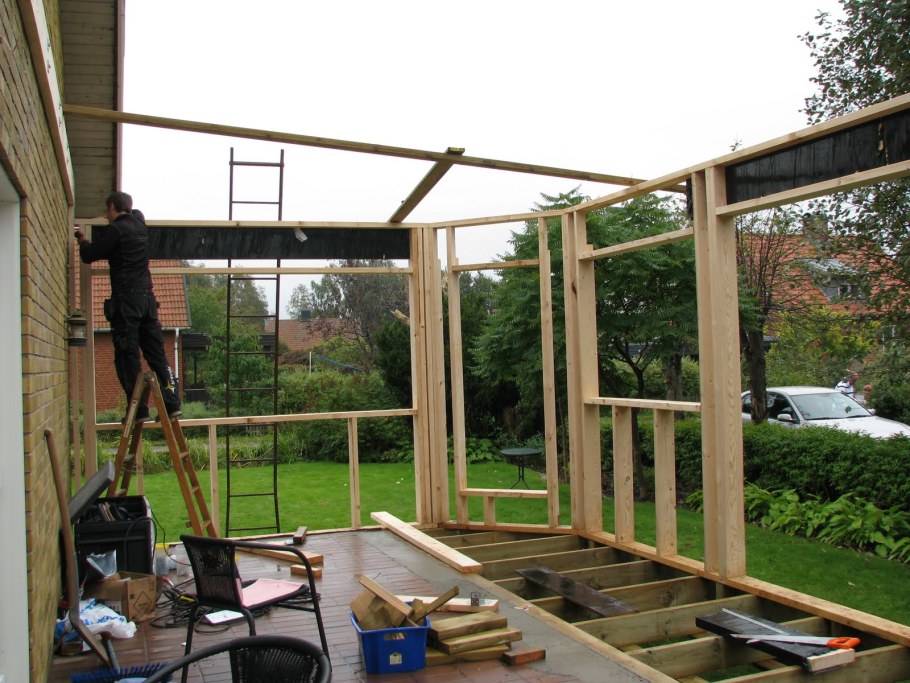 Каркас террасы