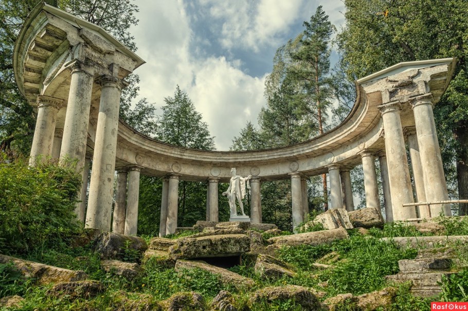 Камерон колоннада Аполлона в Павловске