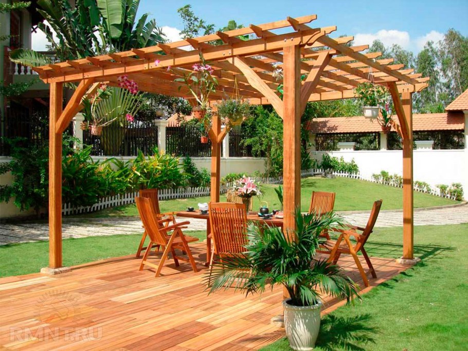 Навес к дому