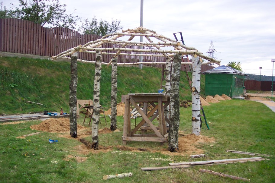 Навесы для дачи