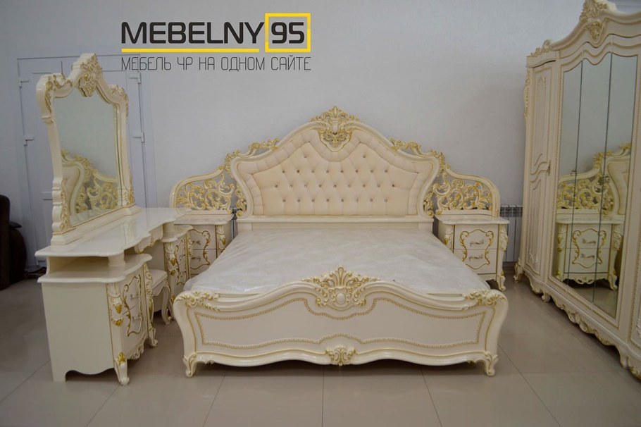 Спальня Элиза Слониммебель белая