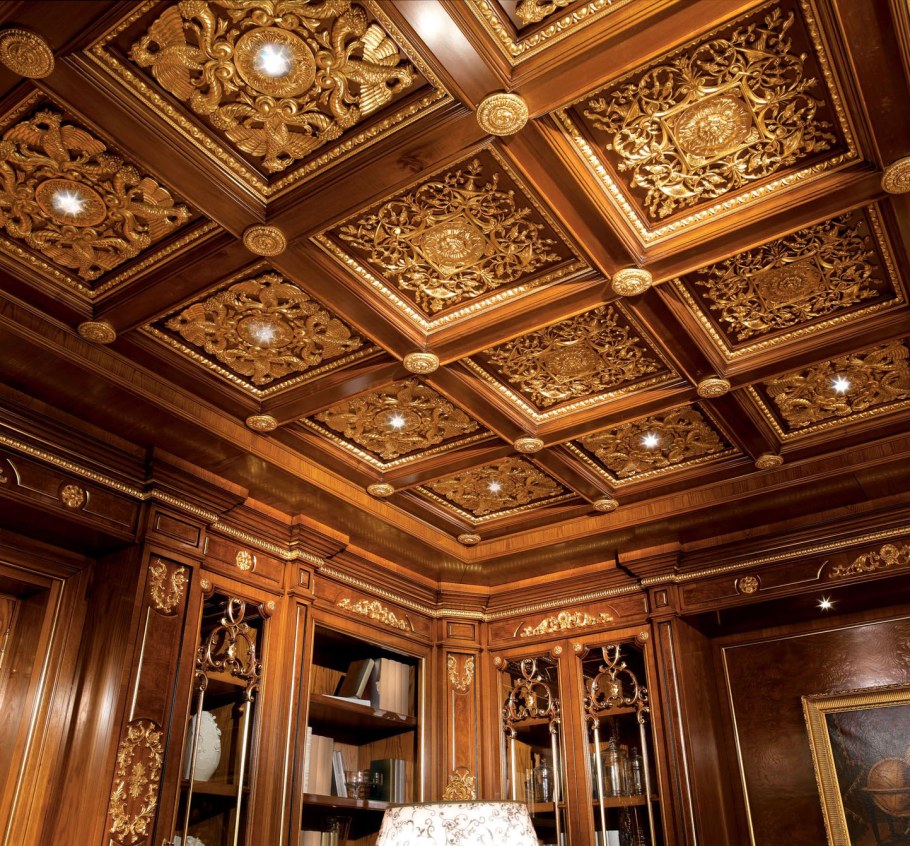 Кессонные потолки Италия Ренессанс