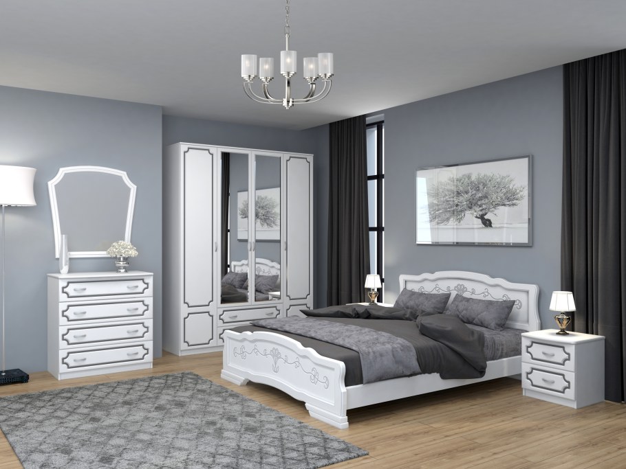 Карина 5 кровать Браво мебель