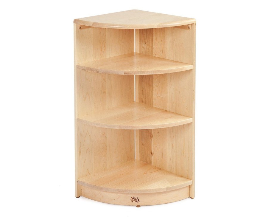 Полка угловая деревянная