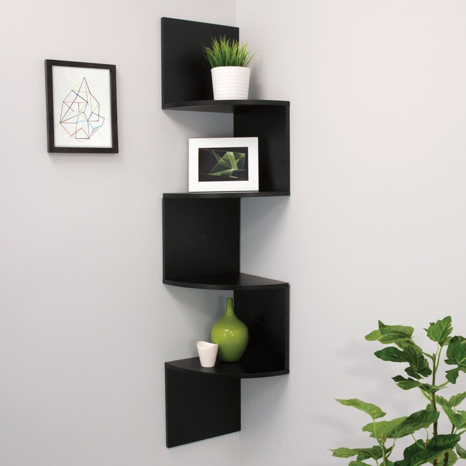 Дизайнерские угловые полки