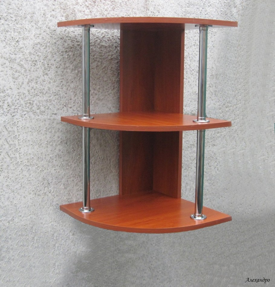 Полки угловые настенные