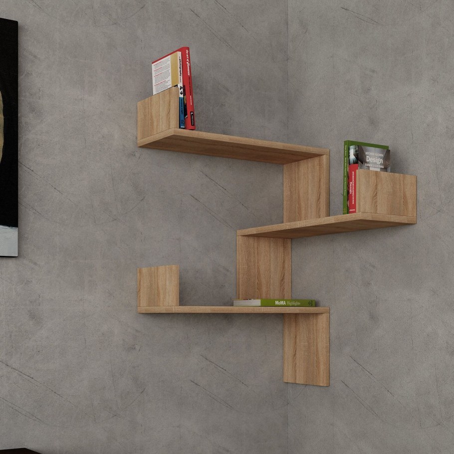 Полка угловая настенная