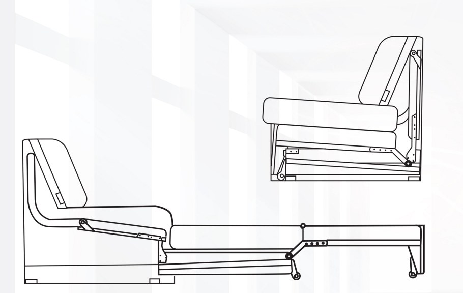 Механизмы раскладывания диванов Дельфин