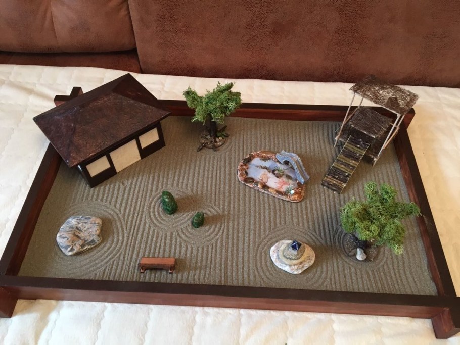 Мини сад камней дзен