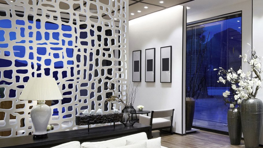 Решетчатые перегородки в интерьере