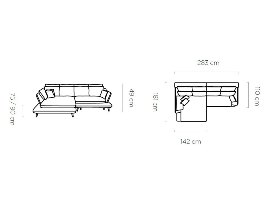 Угловой диван стандарт