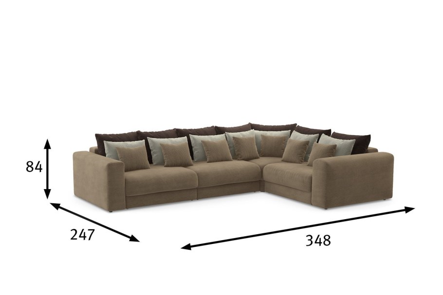 Угловой диван размер 230x230