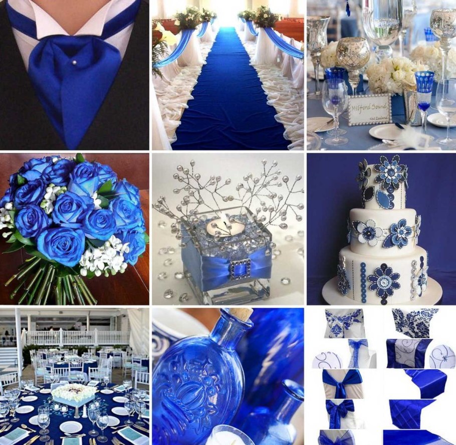 Свадьба в синем цвете