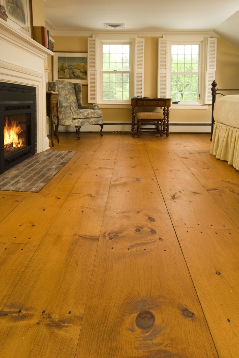 Пол из лиственницы