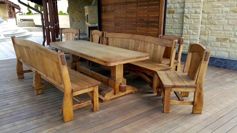 Садовая мебель из европоддонов