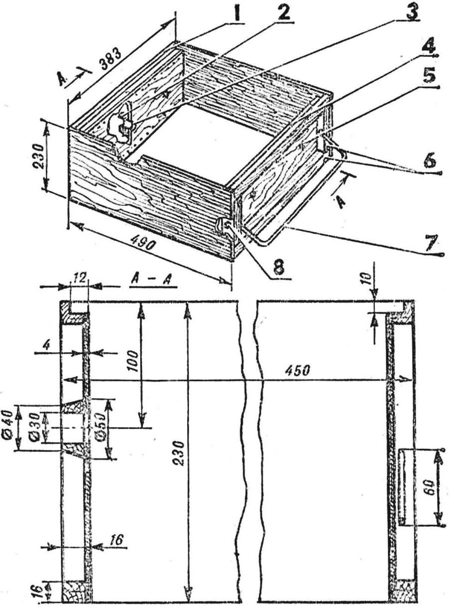 Чертежи ульев для пчел Дадан 12