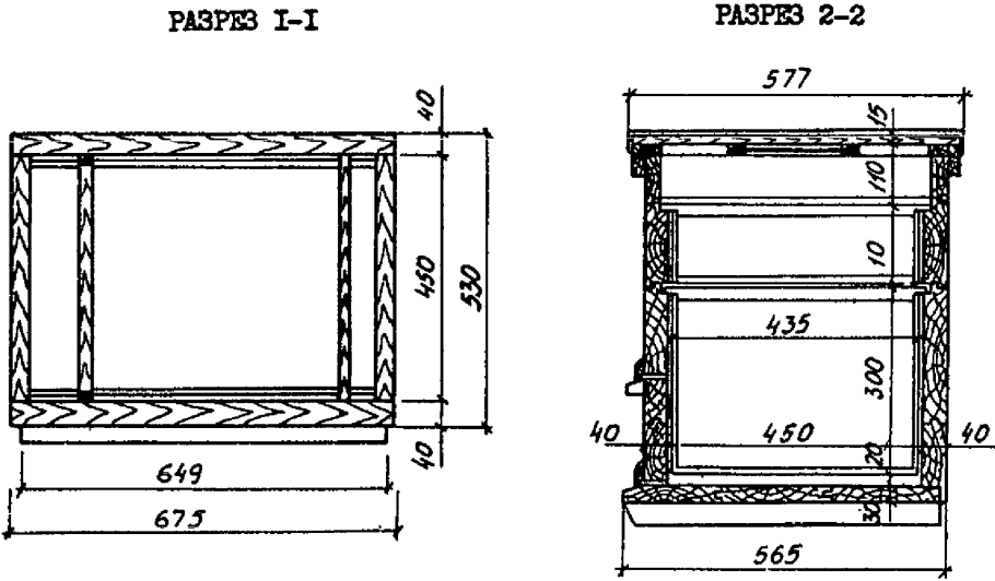 Улей лежак 24 рамочный чертёж