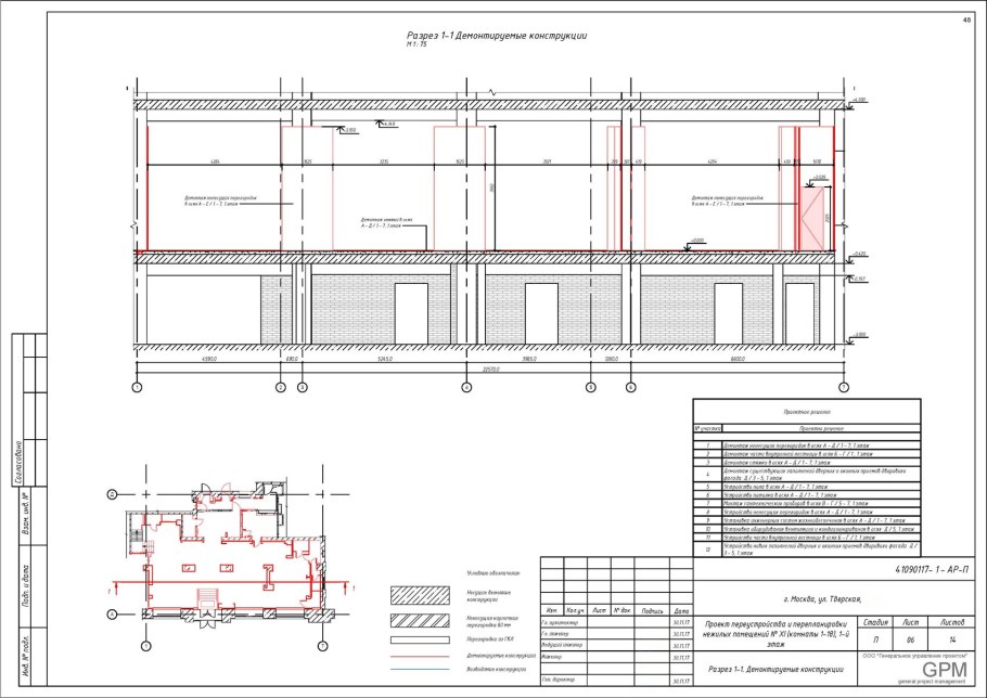 Согласование раздела здания на помещения