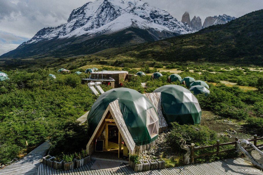 Глэмпингecocamppatagonia, Чили
