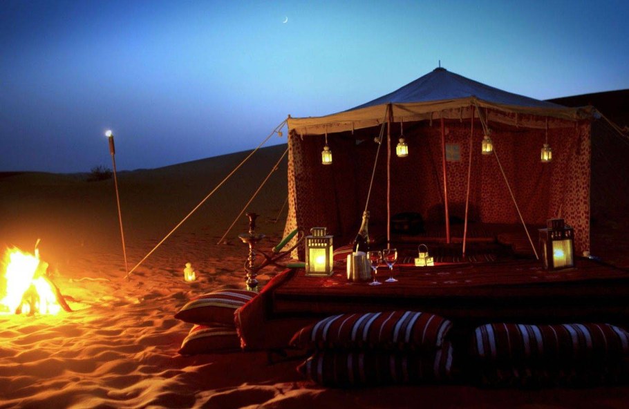 Ночь в сафари Дубай