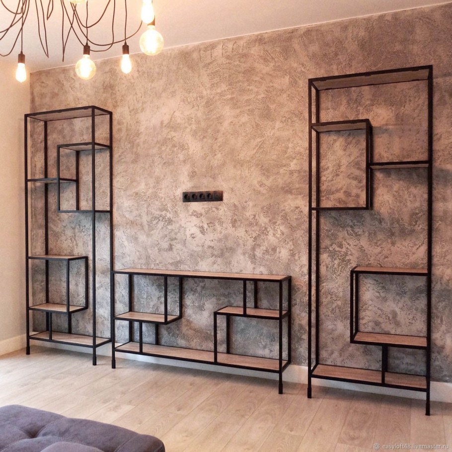 Мебель из металла в стиле лофт и Индастриал