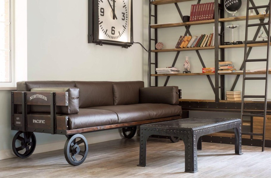 Мебель с металлическим каркасом лофт